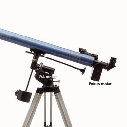 Konustart 900 (EQ1) telescope starter kit with RA and focus motors